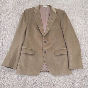 $1695 Boglioli Green-Beige Velvet Sport Coat Blazer Jacket Mens Size 52
